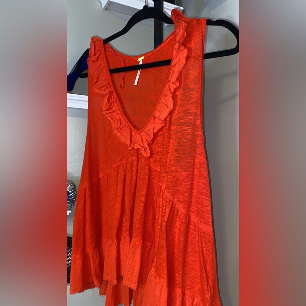Free people Ruffled Babydoll Tank Top - Picture 7 of 10